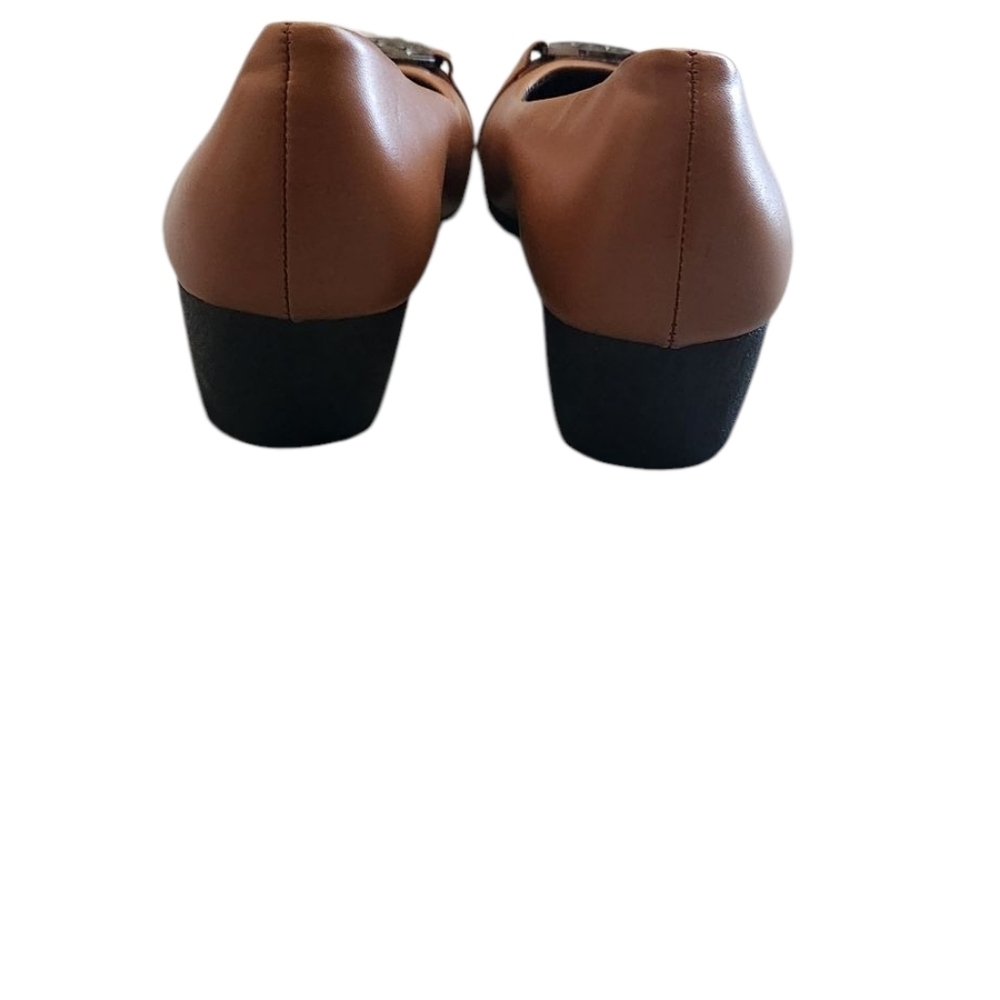 Women's Tan Ballet Flats - Picture 4 of 4